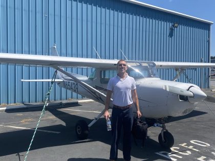 Congrats on becoming a private pilot, Charlie!