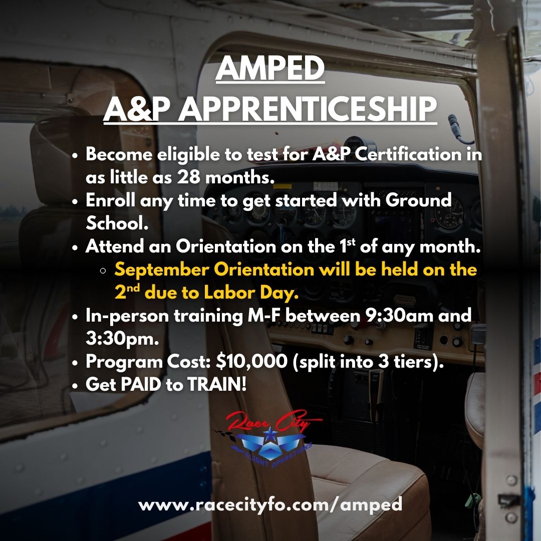 🚨❗❗ Attention AMPED students: the in-person orientation will be held on the 2nd, rather than the 1st in observance of Labor Day. Please call or email with questions! 🚨❗❗