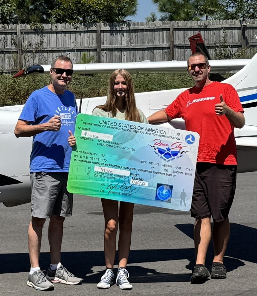 Marissa discovered her calling! She's our next future pilot!