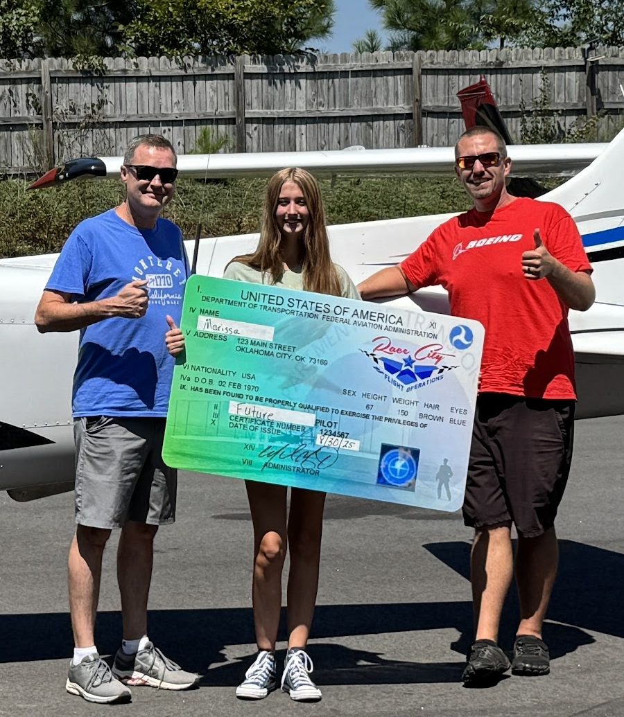 Marissa discovered her calling! She's our next future pilot!