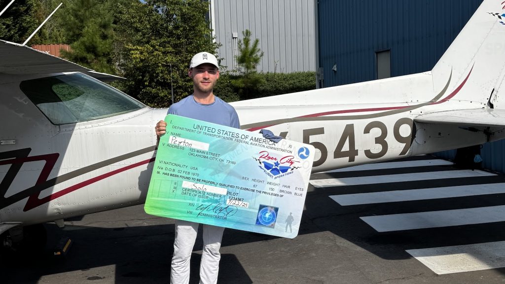 There’s nothing like the moment a student completes that first flight on their own. It’s a testament to their dedication, countless hours of training, and the passion that fuels every aspiring pilot. At Race City Flight Operations, we don’t just teach people how to fly—we build pilots. This isn’t just about checking off boxes. It’s about instilling the knowledge, confidence, and discipline required to command an aircraft safely and competently. Peyton's successful solo flight is another example of our incredible track record of turning students into confident, capable aviators. We're obsessed with our students' success because it's a reflection of our commitment to excellence. From pre-flight checks to perfect landings, we’re with them every step of the way, providing the guidance and support needed to navigate the complexities of flight. Our instructors are more than just teachers; they're mentors who live and breathe aviation, dedicated to passing on their expertise and passion. Peyton's journey is just beginning, and we can’t wait to see him continue to soar to new heights. Watching him take off on his own, knowing he was equipped with everything he needed to succeed, was a truly special moment for our entire team. It reaffirms why we do what we do—to empower the next generation of pilots and help them achieve their dreams. The sky is the limit, and we’re here to help you get there. If you've ever dreamed of flying, there's no better time to start. Join the Race City Flight Operations family and become the next success story.