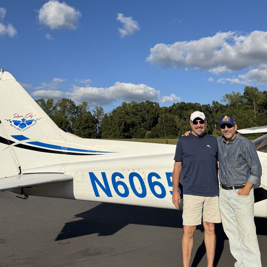 Mark and Ed had a blast flying with us! They were speechless!