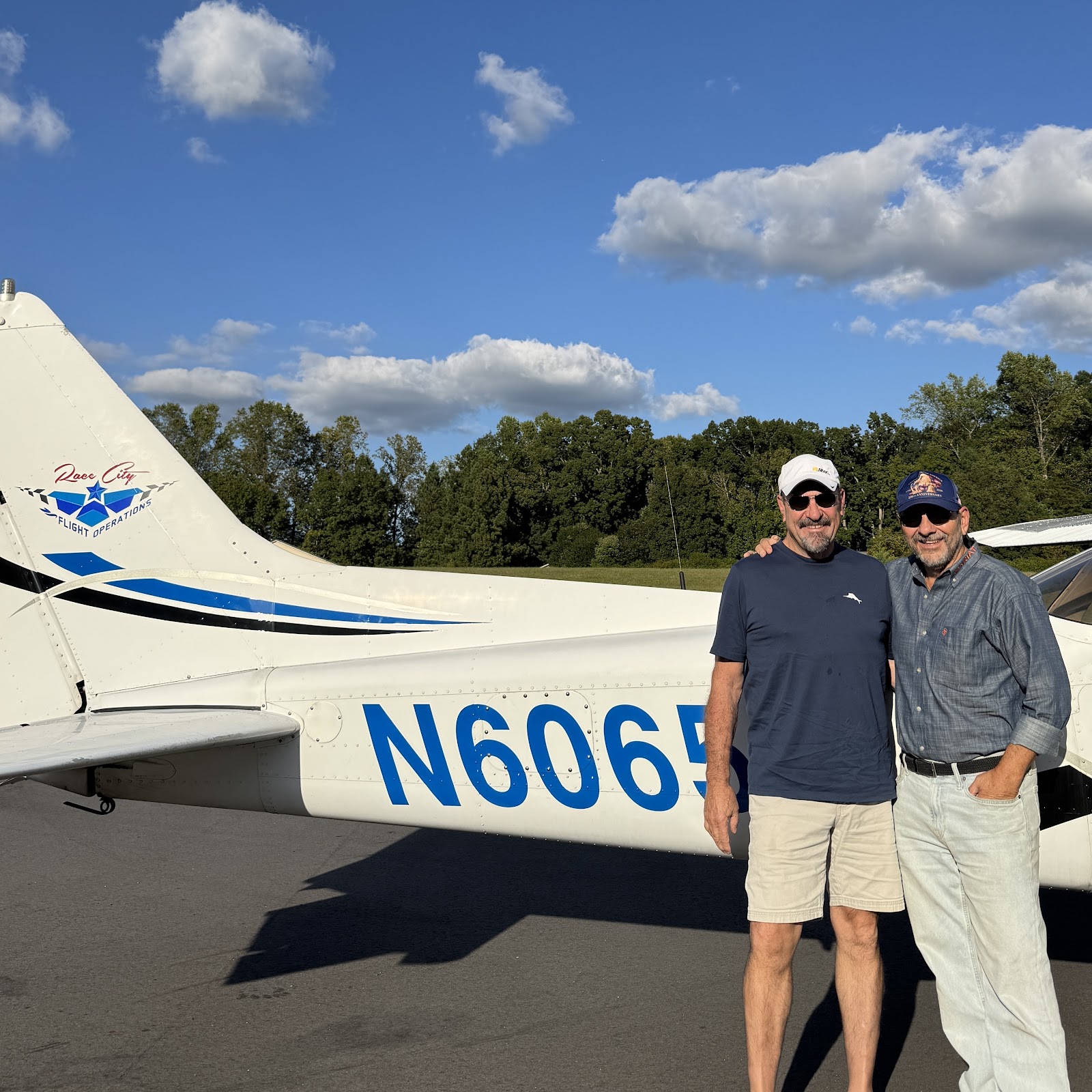Mark and Ed had a blast flying with us! They were speechless!