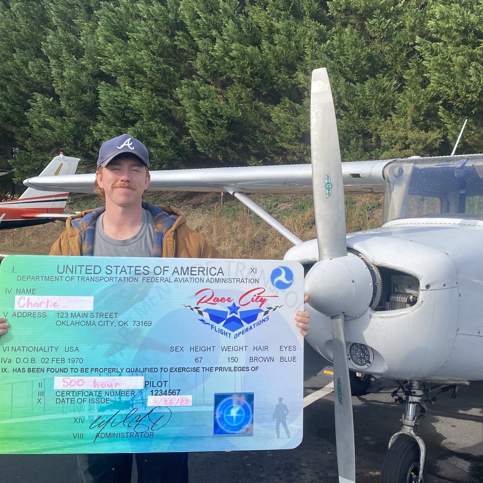 In a career defined by precision, every hour counts. Congratulations to Charlie, one of our exceptional Flight Instructors, for officially surpassing the 500-hour instruction mark. This isn't just a number; it represents hundreds of perfect takeoffs, countless successful landings, and the rigorous shaping of dozens of new aviators. Charlie isn't just building flight time; he's building careers. We salute the consistency and commitment required for this level of instructional excellence. The future is built by the hours spent today. Well done, Charlie.