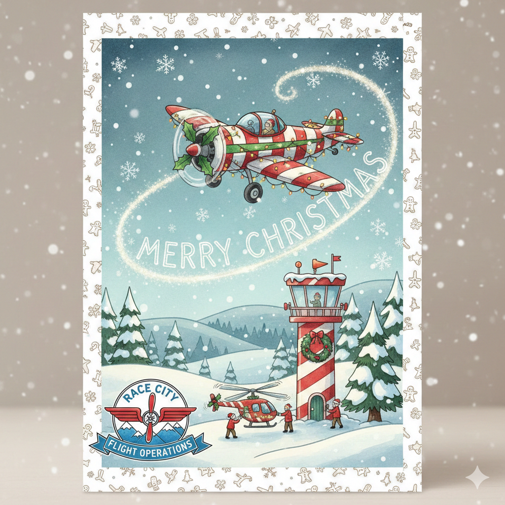 As we've had a chance to have our first coffee of the day, we've looked up into the sky and started our daily ritual of dreaming in the sky. A warm Merry Christmas to our flying family, friends and to our safe future flights!