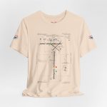 Airventure Oshkosh Airport Diagram T-Shirt - Image 20