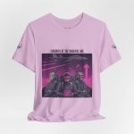 Children of the Imminent Line Tee — Retro Futuristic Cyberpunk Graphic T‑Shirt - Image 4