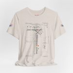 Airventure Oshkosh Airport Diagram T-Shirt - Image 24