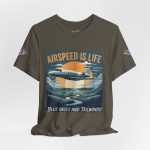 Airspeed Is Life Tee — Blue Skies & Tailwinds Aviation T‑Shirt - Image 16