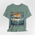 Airspeed Is Life Tee — Blue Skies & Tailwinds Aviation T‑Shirt - Image 4