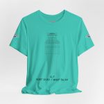 Charlotte Coordinates T-Shirt — CLT N3512.82 / W8056.94' - Image 20