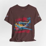 I Like Big Tails I Cannot Lie Airplane T-Shirt - Image 52