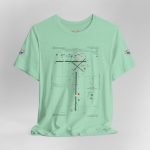 Airventure Oshkosh Airport Diagram T-Shirt - Image 4