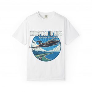 Airspeed Is Life T-Shirt – Vintage Airplane Aviation Graphic Tee