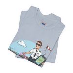 Children of the Magenta Line T-Shirt — "Sorry, can't fly, cloud in sight!" - Image 43