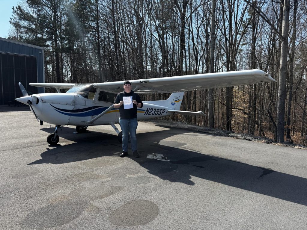 Congrats Jacob on passing your instrument checkride! onto commercial.