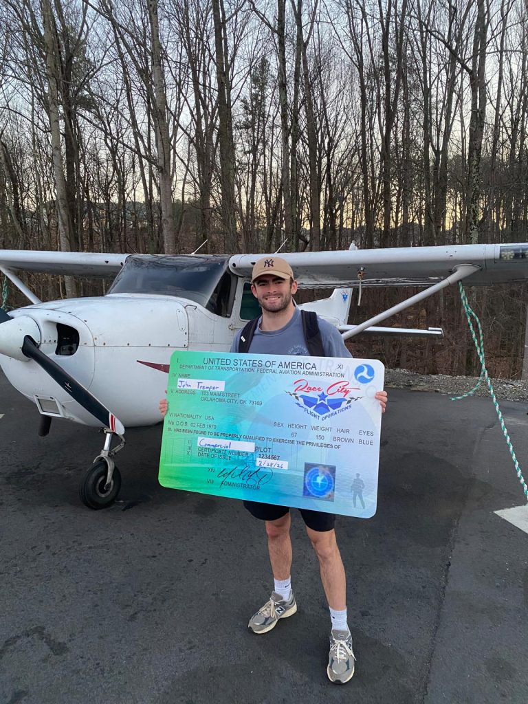 Congrats John on your commercial checkride, time to get paid!