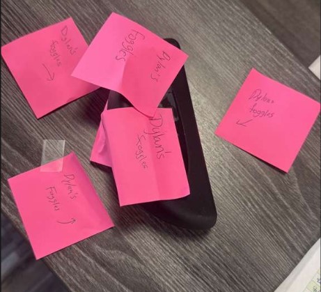 We're not sure whose foggles these are, so if anyone has info (preferably a name) please lets us know.