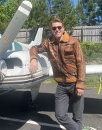 Bought the jacket. Now I just need to figure out how to fly the plane. Buy the jacket today on our website, or in person for $230!