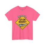 CFI On Board Graphic Tee — Aviation Instructor Pilot Shirt - Image 123