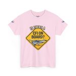 CFI On Board Graphic Tee — Aviation Instructor Pilot Shirt - Image 113