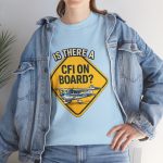 CFI On Board Graphic Tee — Aviation Instructor Pilot Shirt - Image 98