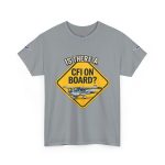 CFI On Board Graphic Tee — Aviation Instructor Pilot Shirt - Image 73
