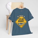 CFI On Board Graphic Tee — Aviation Instructor Pilot Shirt - Image 106