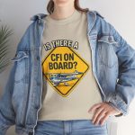 CFI On Board Graphic Tee — Aviation Instructor Pilot Shirt - Image 48