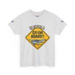 CFI On Board Graphic Tee — Aviation Instructor Pilot Shirt - Image 23