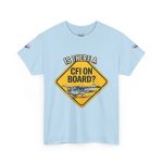 CFI On Board Graphic Tee — Aviation Instructor Pilot Shirt - Image 93