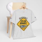 CFI On Board Graphic Tee — Aviation Instructor Pilot Shirt - Image 26