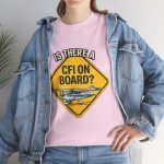 CFI On Board Graphic Tee — Aviation Instructor Pilot Shirt - Image 118