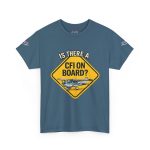 CFI On Board Graphic Tee — Aviation Instructor Pilot Shirt - Image 103