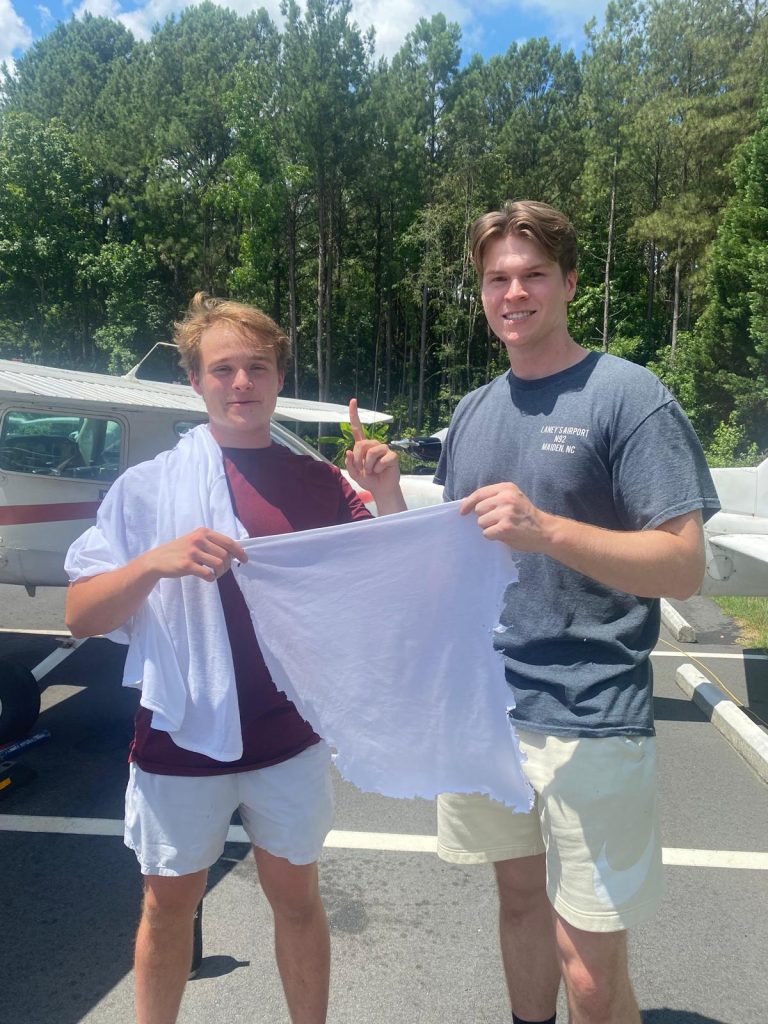 Congrats Graham on your first solo!