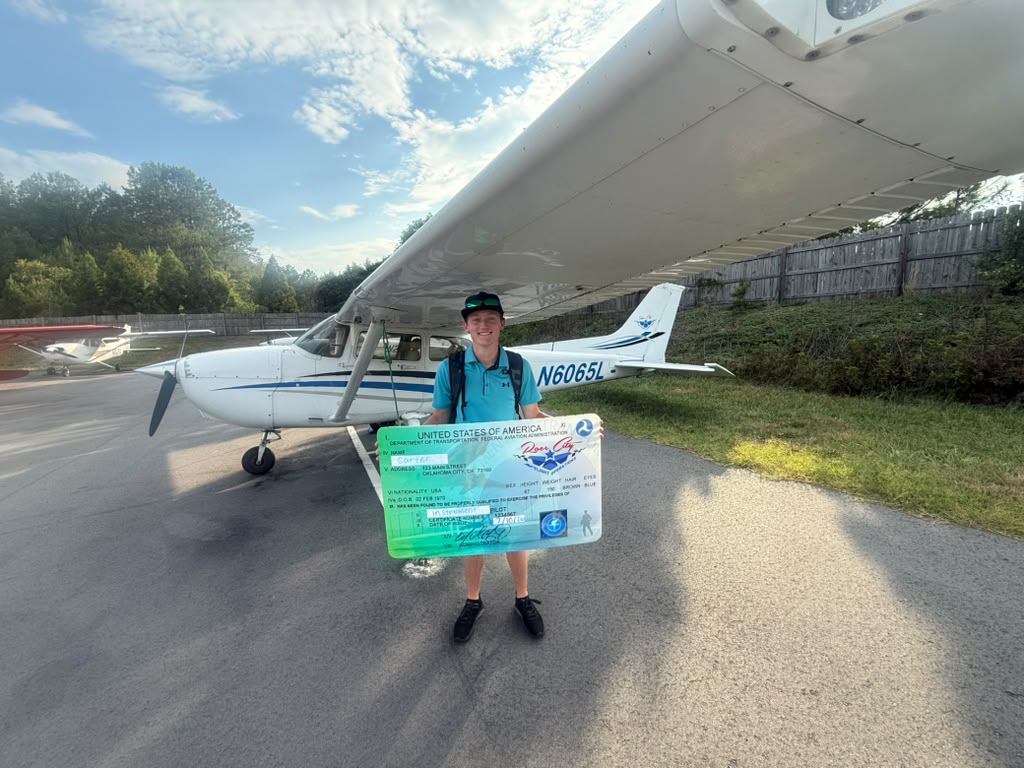 From clear skies to the soup—Carter just passed his instrument checkride! So incredibly proud of all the hard work.