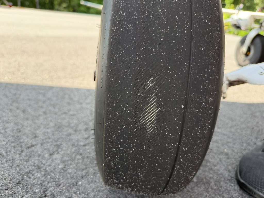 QUESTION OF THE DAY: What is this called on the tire? Would you go fly, or not, tell us why.