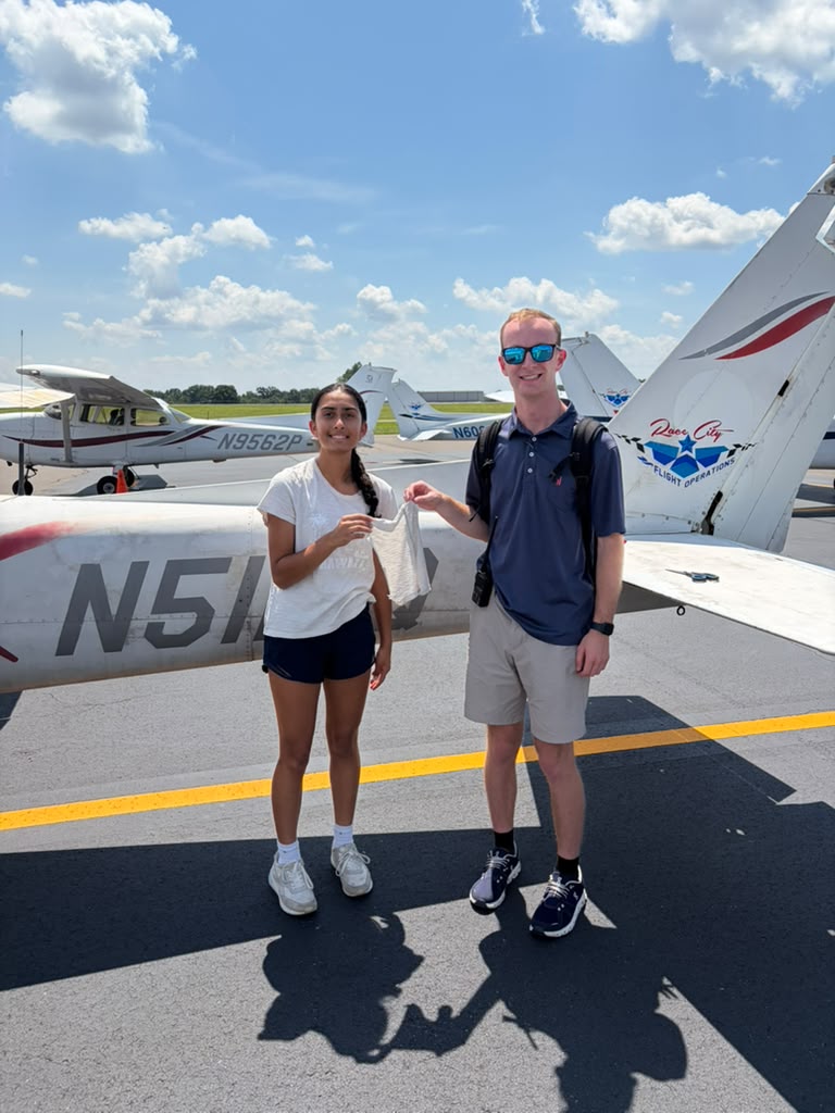 The runway was hers today. Janvi crushed her first solo flight at Race City! 🙌