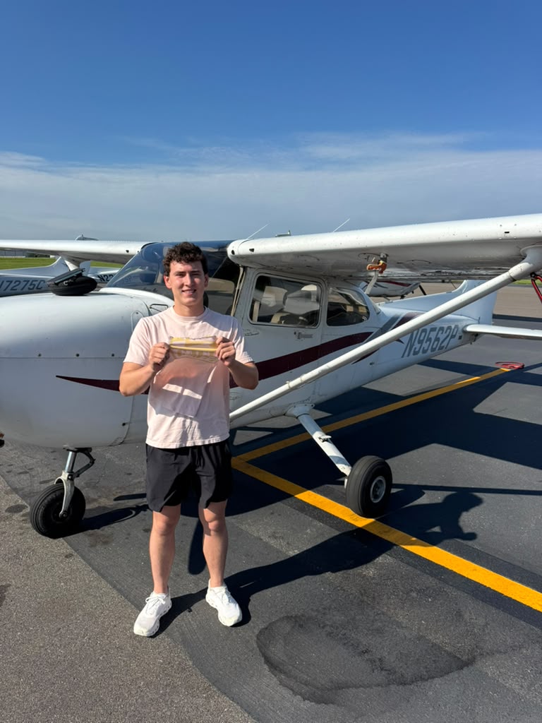 One giant leap into the pilot’s seat. Huge milestone for Dalton completing his first solo flight! ✈️👏